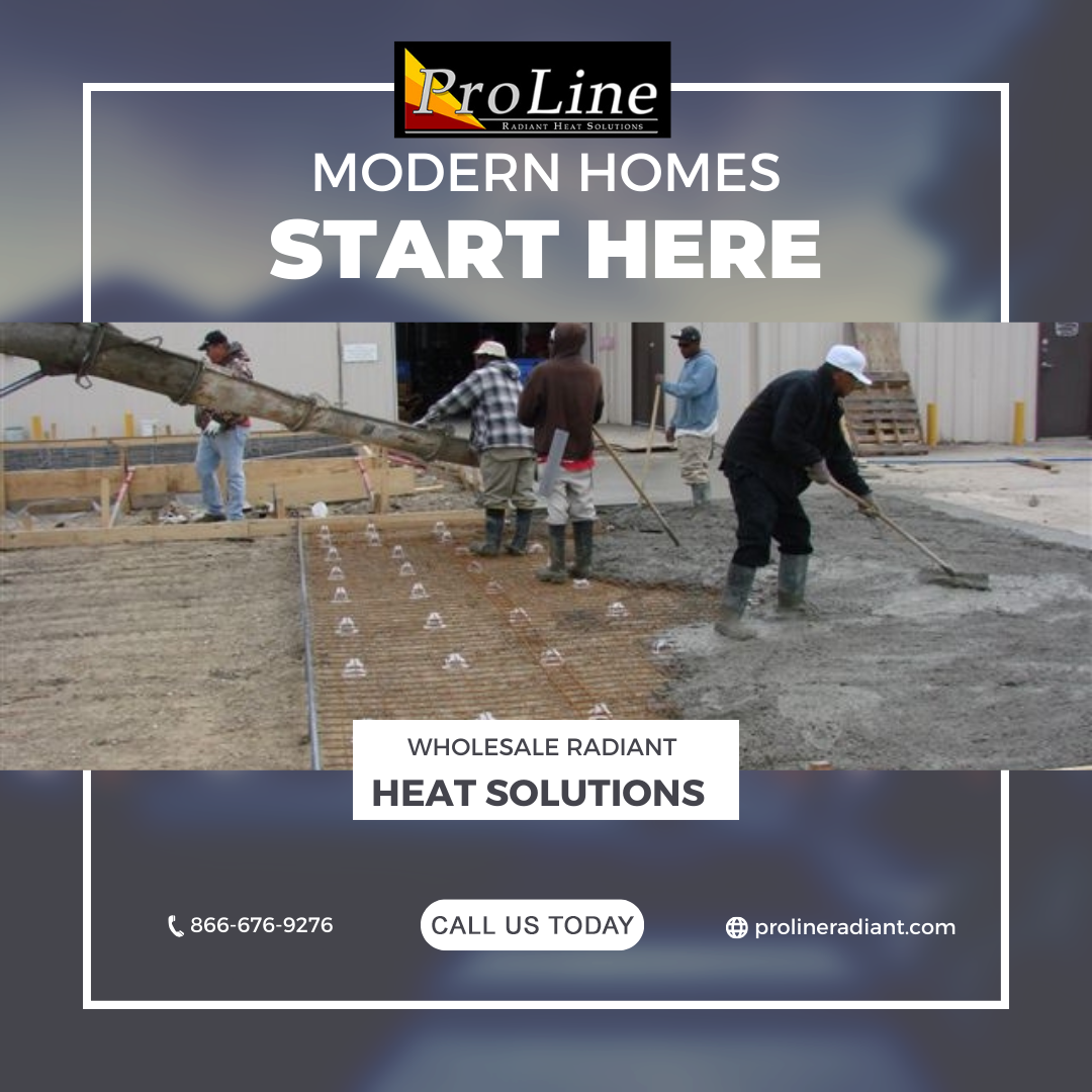 ProLine radiant floor heating and snow melting solutions.