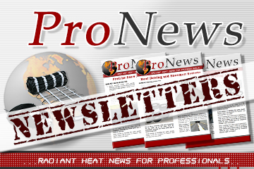 View ProLine Radiant monthly newsletters for the latest industry news and trends.